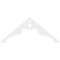 Ekena Millwork Pitch Heath Architectural Grade PVC Gable Pediment, 72"W x 30"H x 1"P (10/12) GPP072X030X100HEA - alternate 2